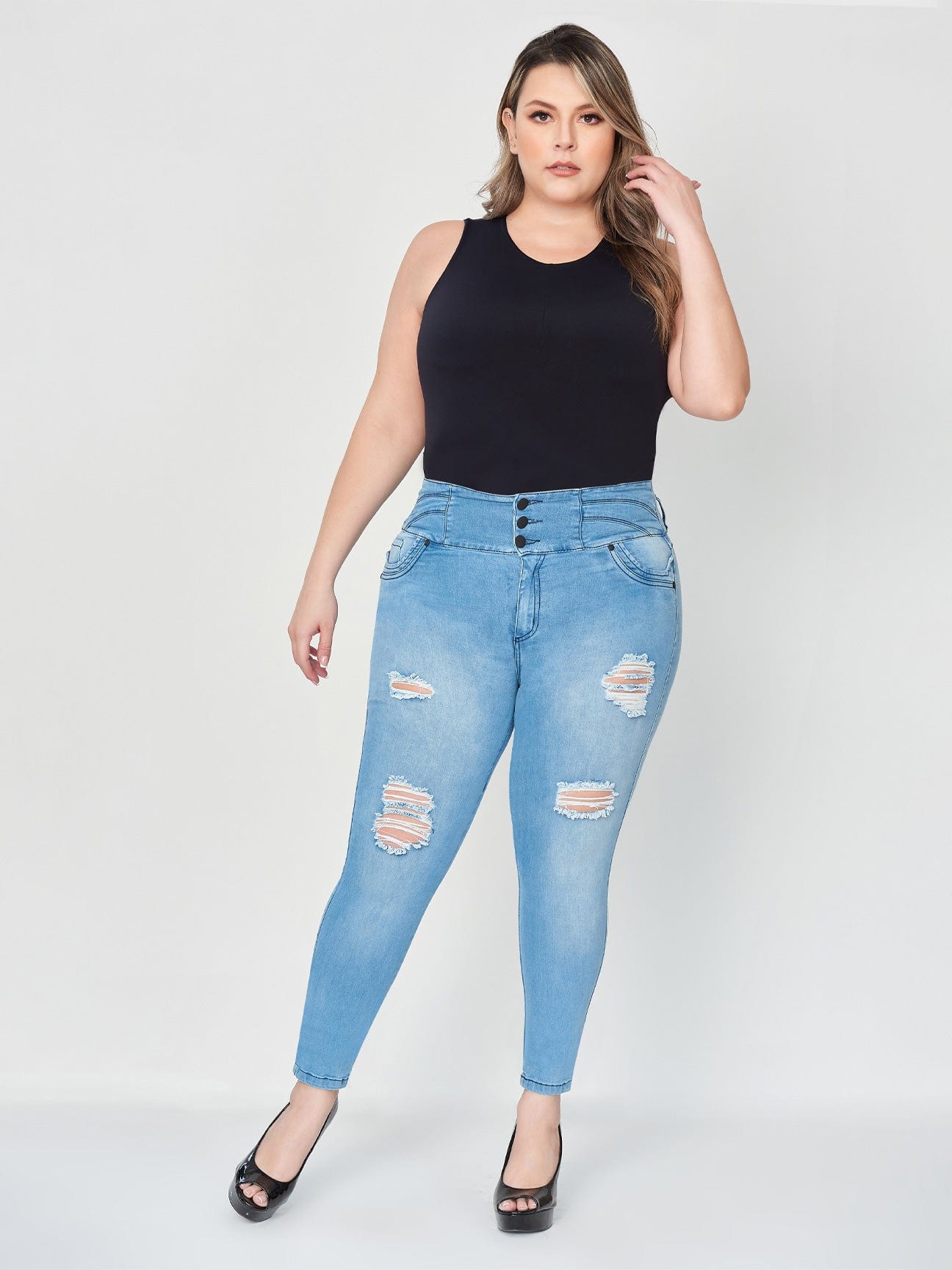 Mickey Butt Lift Skinny Jeans 13611