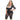Fajas MyD Full Body Shaper Tummy Control with Sleeves black color.